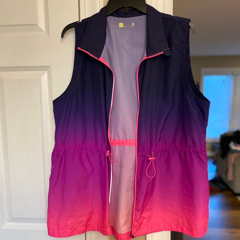 Pink and Purple Ombré Vest